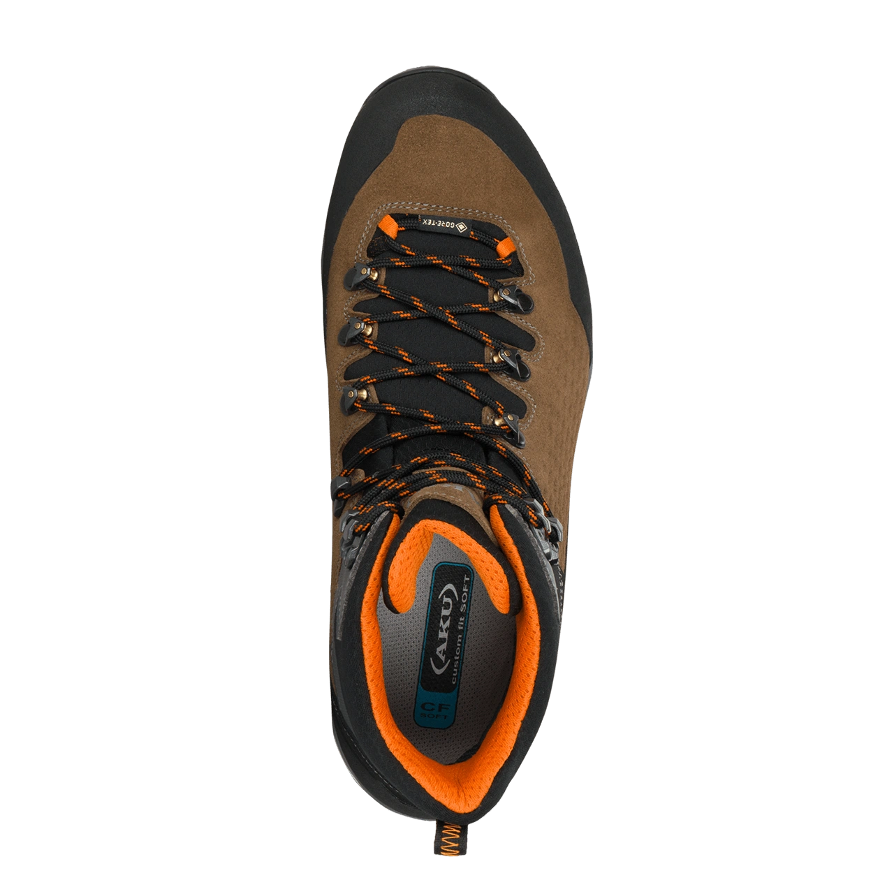 Alterra II GTX: Marrone-Orangen-Traum. Wanderschuh für Abenteuer. Komfort und Style.