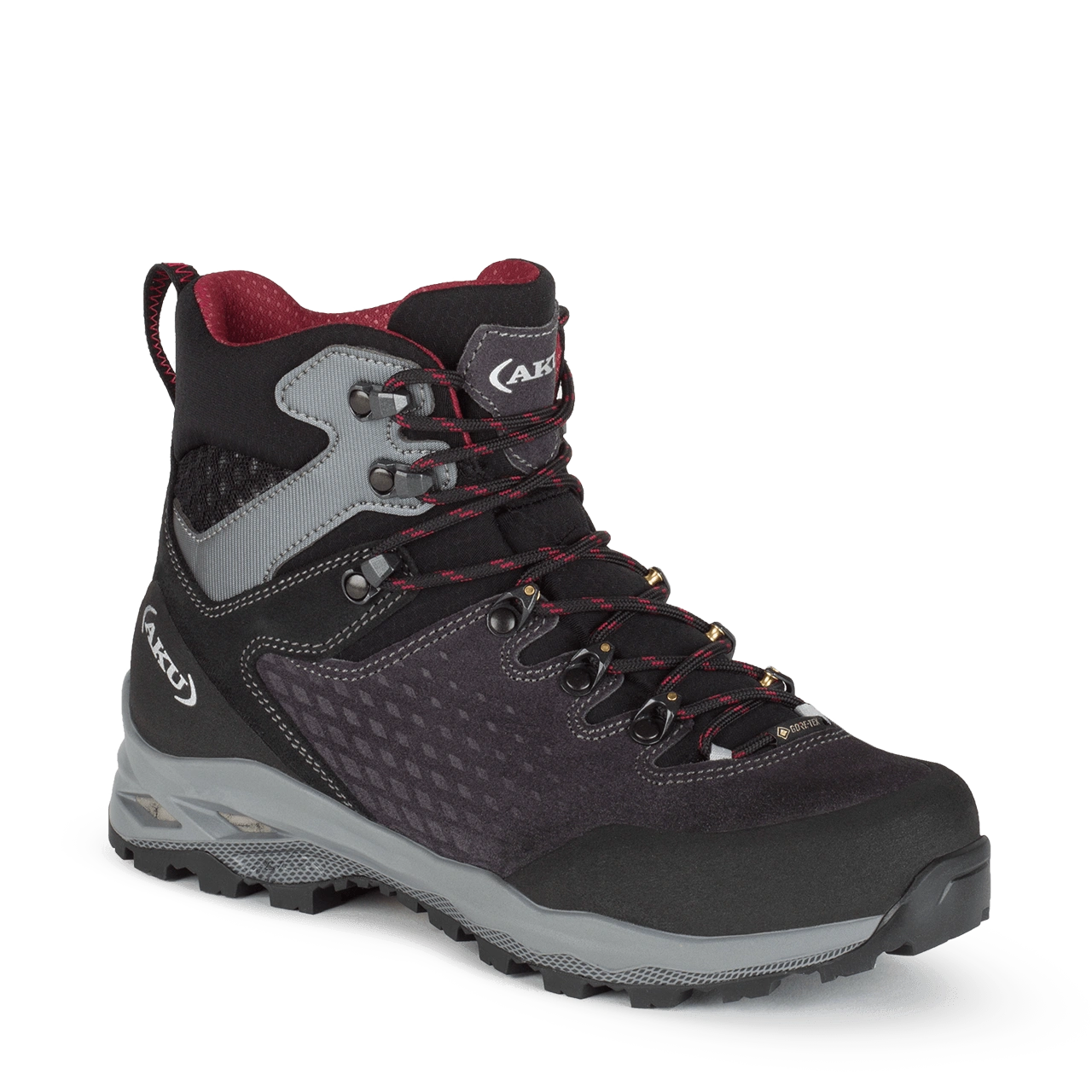 Alterra II GTX Ws: Anthrazit-Bordeaux. Dein Wander-Traum. Erobern die Berge, stilvoll & sicher!